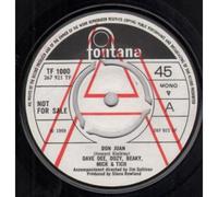 DON JUAN 7" (45) UK FONTANA 1969 B/W MARGARETA LIDMAN (TF1000)