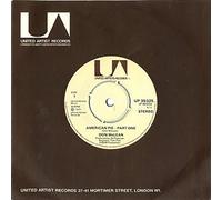 DON McLEAN American Pie 7"