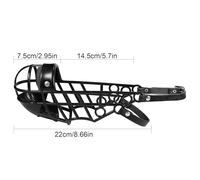 Don Pare Museau 111 en Noir Le museau du chenil pour Whippets Aussi idéal comme museau de Transport, par Amathings