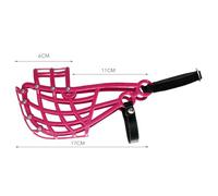 Don Pare Museau d'entraînement et de Transport Muzzle modèle 103 pour Chiens de Taille Moyenne avec Un Fouet à tête étroite en Rose Muselière de Course et museau en Cours d'exécution par Amathings