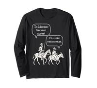 Don Quichotte Chevalier Errant Littéraire Humour Livre Cadeau Amoureux Manche Longue