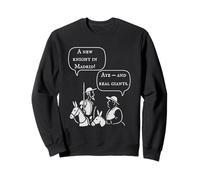 Don Quichotte Chevalier Errant Littéraire Humour Livre Cadeau Amoureux Sweatshirt