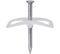 Don Quichotte DKS S100954927 Lot de 100 disques à clous Blanc 35 x 50 mm