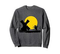 Don Quichotte Versus Molino au Coucher du Soleil Sweatshirt