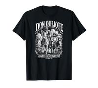 Don Quijote de la Mancha Miguel de Cervantes Gravure sur Bois T-Shirt