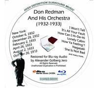 Don Redman (1932-1933) Restauré pour Blu-ray Audio