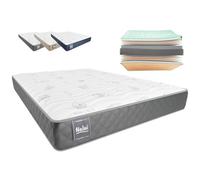 Don Relax Mulhacen DualSense Matelas à mémoire de Forme 75 x 180 cm, Hauteur ± 21 cm, Multicouche avec Noyau gravitymousse, fermeté Haute, Double Face Hiver/été, Respirant, Gris
