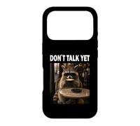 Don´t Talk to Me de café Raton Laveur Amoureux du café Coque pour iPhone 17 Pro