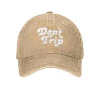 Don’t Trip Casquettes de Baseball Snapback Denim Tissu Chapeaux Casquette Réglable en Plein air Casquette Hip Hop Baseball Chapeau de Cowboy pour Cadeau Unisexe