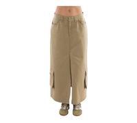 Don The Fuller - Cargo Maxi Skirt - Femme - Jupes - Brun - Taille: W28