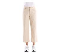 Don The Fuller - Stoccarda Cropped Jeans - Femme - Jeans - Beige - Taille: W28