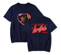 Don Toliver Love Sick T-Shirt Unisexe à Manches Courtes, Tee pour Musique Fans,Bleu,4XL
