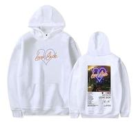 Don Toliver Merch Love Sick Album Sweats à Capuche pour Hommes Femmes, Longues Hoodies,Blanc,M