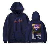 Don Toliver Merch Love Sick Album Sweats à Capuche pour Hommes Femmes, Longues Hoodies,Bleu,4XL