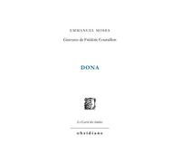 Dona - Emmanuel Moses - Obsidiane - broché - Poésie