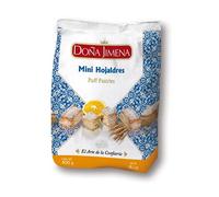 DOÑA JIMENA - Mini feuilletés avec sucre de glace, qualité suprême, gourmandises typiques de Noël, recette artisanale, 400g