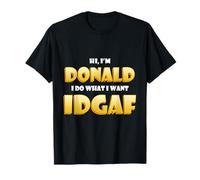 Donald Costume IDGAF Funny Meme Halloween Don Costume Donald T-Shirt