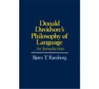 Donald Davidson's Philosophy of Language Bjorn T. Ramberg (Auteur)