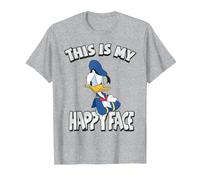 Disney Donald Duck Angry Grumpy This is My Happy Face T-Shirt