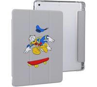 Donald Duck Ipad Case 2020 Antichoc Veille/Réveil Automatique Ipad 10.2in Réglage De L'angle Mignon Transparent Personnage Housse De Protection
