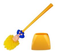 Donald Trump Brosse de Toilette avec Support Set Brosse de Nettoyage Salle de Bain drôle Cadeau Jouet (B)