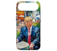 Donald Trump Impressionnisme Art Mouvement Portrait au Café Coque pour iPhone Air