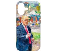 Donald Trump Impressionnisme Art Mouvement Portrait Coque pour iPhone 17