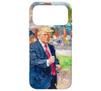 Donald Trump Impressionnisme Art Mouvement Portrait Coque pour iPhone 17 Pro Max
