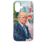 Donald Trump Impressionnisme Art Mouvement Portrait Peinture Coque pour iPhone 17