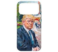 Donald Trump Impressionnisme Art Mouvement Portrait Peinture Coque pour iPhone 17 Pro Max