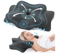 DONAMA Coussin en mousse à mémoire de forme ergonomique - Oreiller cervical pour dormeurs sur le côté, le dos et le ventre