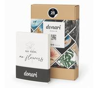 Donari Lot de 25 cartes postales avec dictons de motivation - Format A6 - Avec dictons de motivation - Design élégant - Noir et blanc - Lot de cartes avec sagesse de vie