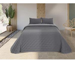 DONATELLA Bouti réversible Pierre Cardin Gris Lit 180 cm Lorena