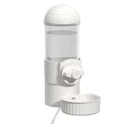 Donateur de bouteilles d'eau pour chien Box-Auto- Distributeur de chauffage 500 ml | Conteneurs d'eau suspendus USB pour animaux de compagnie, parfaits pour les chats et les chiens, sans goutte à