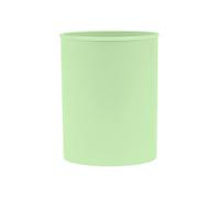 DONAU 3132101PL-06 Pot à crayons en plastique / 1 pièce/vert pastel/pour bureau, école, maison et enfants/produit en polypropylène Organiseur de bureau et boîte de rangement pour crayons