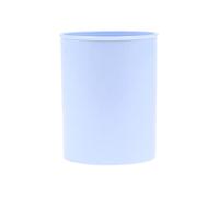 DONAU 3132101PL-17 Pot à crayons en plastique / 1 pièce/bleu pastel/pour bureau, école, maison et enfants/produit en polypropylène Organiseur de bureau et boîte de rangement pour crayons