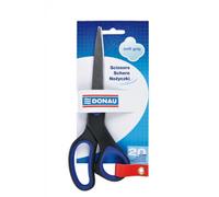 DONAU Ciseaux à poignées souples 20cm bleu