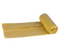 DONAU ECO 22025422-06 Lot de 10 sacs poubelles solides pour métal et plastique, 60 l, 1 rouleau, certifié Blauer Engel (PEBD), matériau 100% recyclé (LDPE), jaune