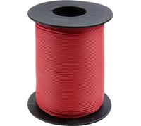 Donau Elektronik 105-0-100 Fil de câblage 1 x 0.20 mm² rouge 100 m