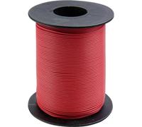 Donau Elektronik 105-0-100 Fil de câblage 1 x 0.20 mm² rouge 100 m