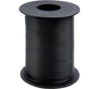 Donau Elektronik 105-1-100 Fil de câblage 1 x 0.20 mm² noir 100 m