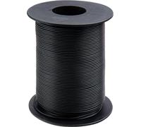 Donau Elektronik 105-1-100 Fil de câblage 1 x 0.20 mm² noir 100 m