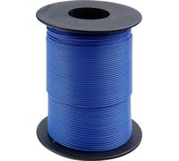 Donau Elektronik 105-2-100 Fil de câblage 1 x 0.20 mm² bleu 100 m