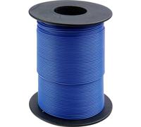Donau Elektronik 105-2-100 Fil de câblage 1 x 0.20 mm² bleu 100 m