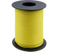 Donau Elektronik 105-3-100 Fil de câblage 1 x 0.20 mm² jaune 100 m