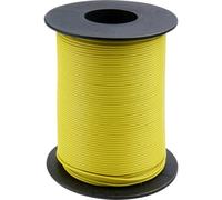 Donau Elektronik 105-3-100 Fil de câblage 1 x 0.20 mm² jaune 100 m