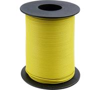 Donau Elektronik 105-3-100 Fil de câblage 1 x 0.20 mm² jaune 100 m