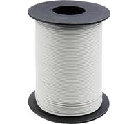 Donau Elektronik 105-5-100 Fil de câblage 1 x 0.20 mm² blanc 100 m