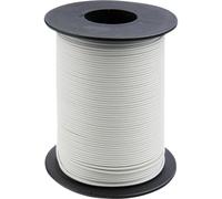 Donau Elektronik 105-5-100 Fil de câblage 1 x 0.20 mm² blanc 100 m