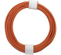 Donau Elektronik 105-7 Fil de câblage 1 x 0.20 mm² orange 10 m